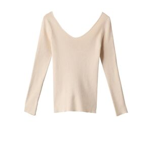 Demylee X Lucy Laucht Variel Fine Cotton Boarder Ribbed Top